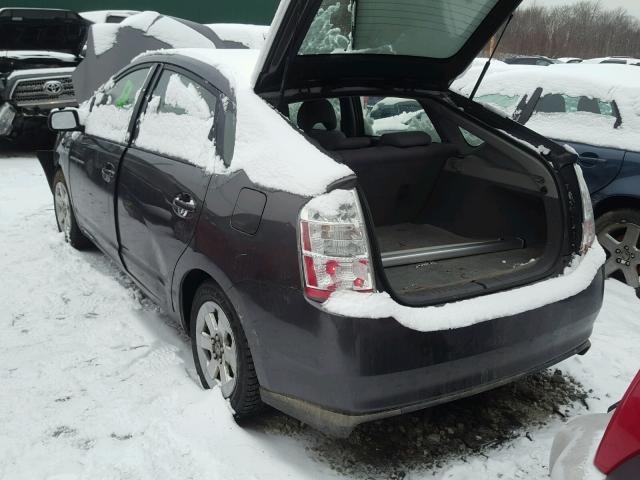 JTDKB20U483385011 - 2008 TOYOTA PRIUS GRAY photo 3