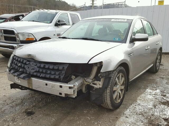 1FAHP24W58G184353 - 2008 FORD TAURUS SEL SILVER photo 2