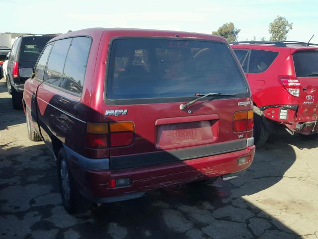 JM3LV5224S0704416 - 1995 MAZDA MPV WAGON BURGUNDY photo 3