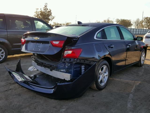 1G1ZB5ST6HF286461 - 2017 CHEVROLET MALIBU LS BLUE photo 4