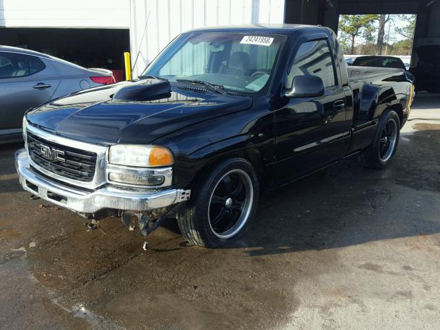 1GTEC14V63Z290432 - 2003 GMC NEW SIERRA BLACK photo 2