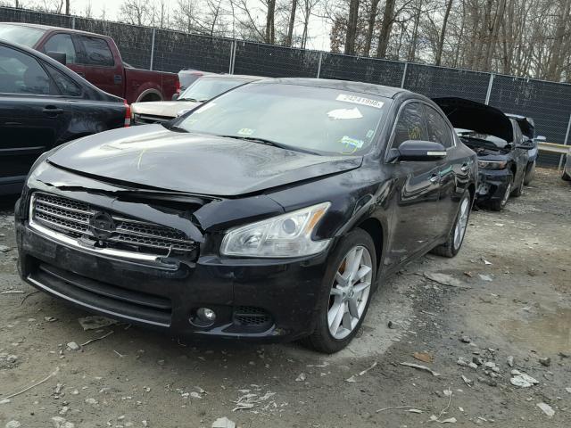 1N4AA5APXAC862951 - 2010 NISSAN MAXIMA S BLACK photo 2