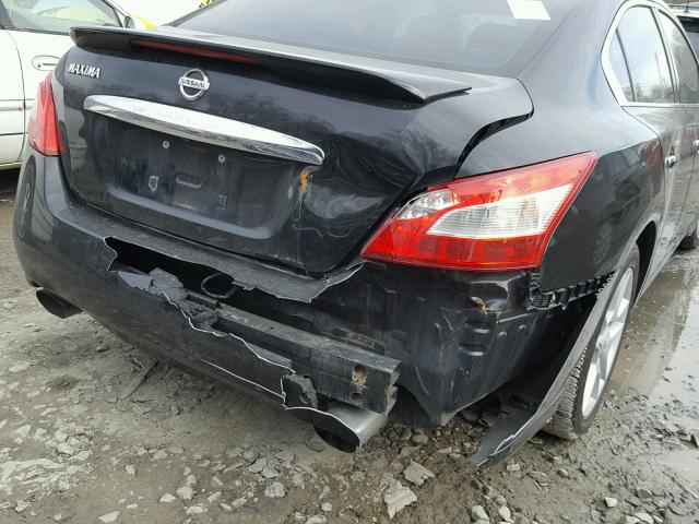 1N4AA5APXAC862951 - 2010 NISSAN MAXIMA S BLACK photo 9