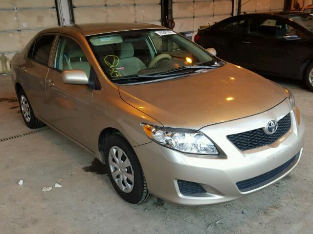 1NXBU4EE1AZ207219 - 2010 TOYOTA COROLLA BA TAN photo 1