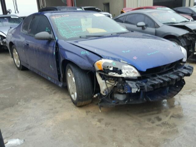 2G1WL15C569429538 - 2006 CHEVROLET MONTE CARL BLUE photo 1