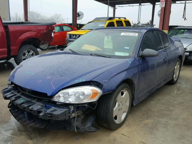 2G1WL15C569429538 - 2006 CHEVROLET MONTE CARL BLUE photo 2