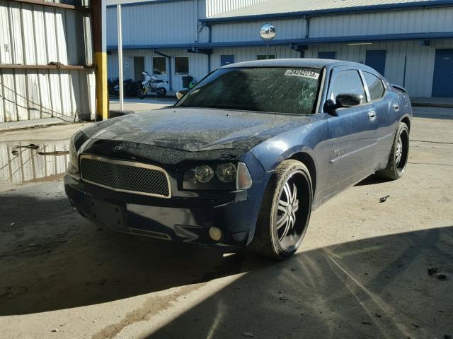 2B3KA43G36H459440 - 2006 DODGE CHARGER SE BLUE photo 2