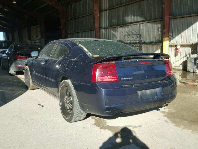 2B3KA43G36H459440 - 2006 DODGE CHARGER SE BLUE photo 3