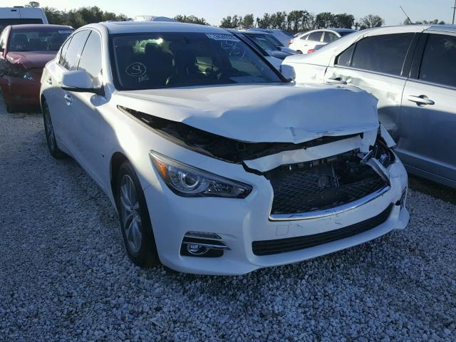 JN1BV7AP0EM688132 - 2014 INFINITI Q50 BASE WHITE photo 1