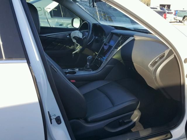 JN1BV7AP0EM688132 - 2014 INFINITI Q50 BASE Blanco foto 5