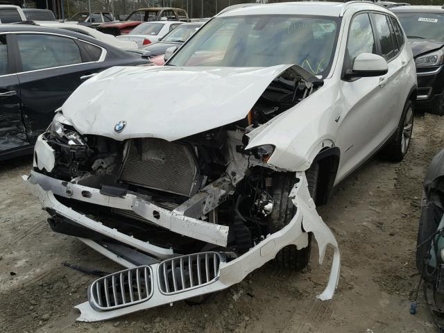 5UXWZ7C5XG0R32716 - 2016 BMW X3 SDRIVE2 WHITE photo 2