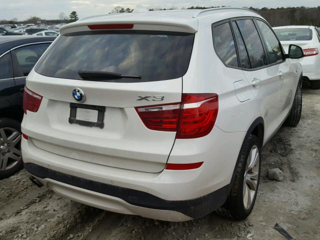 5UXWZ7C5XG0R32716 - 2016 BMW X3 SDRIVE2 WHITE photo 4