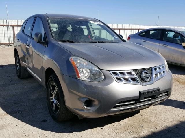 JN8AS5MV3DW626733 - 2013 NISSAN ROGUE S GRAY photo 1