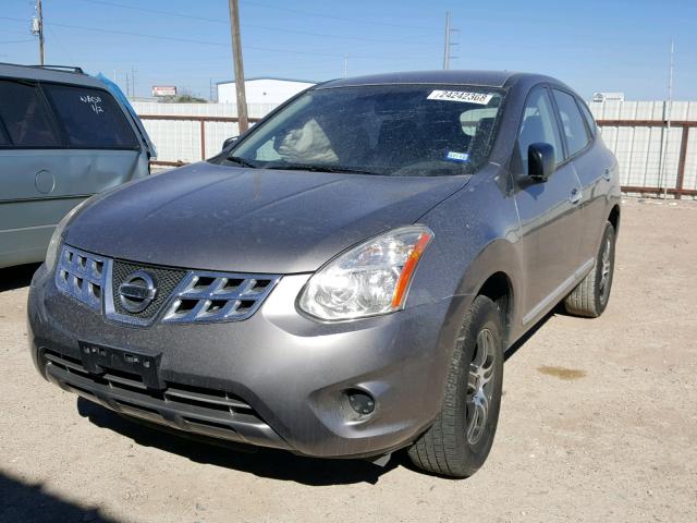 JN8AS5MV3DW626733 - 2013 NISSAN ROGUE S GRAY photo 2