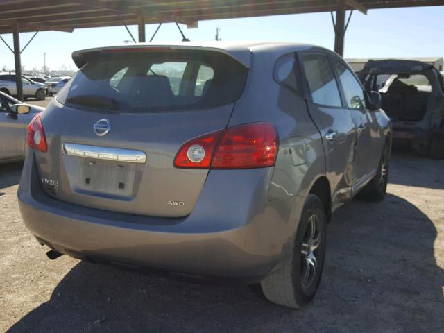 JN8AS5MV3DW626733 - 2013 NISSAN ROGUE S GRAY photo 4