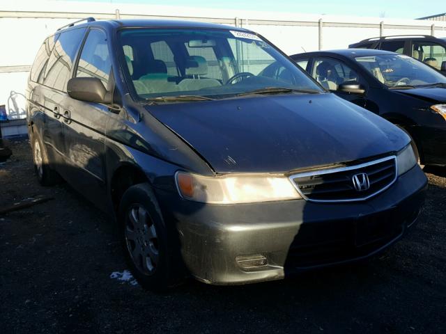 5FNRL18654B099628 - 2004 HONDA ODYSSEY EX BLUE photo 1