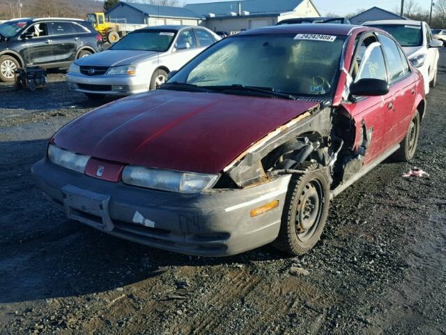 1G8ZF5288XZ157233 - 1999 SATURN SL RED photo 2