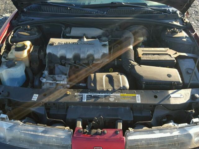 1G8ZF5288XZ157233 - 1999 SATURN SL RED photo 7