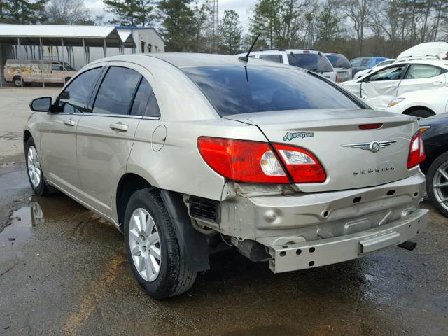 1C3LC46K08N206264 - 2008 CHRYSLER SEBRING LX BEIGE photo 3