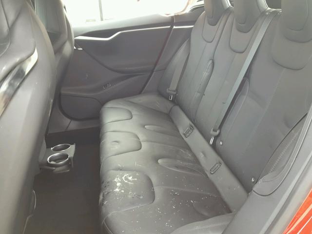 5YJSA1E20GF171395 - 2016 TESLA MODEL S 红色 照片 6