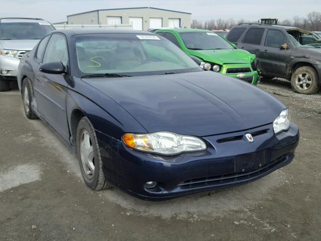 2G1WX15K819164649 - 2001 CHEVROLET MONTE CARL BLUE photo 1