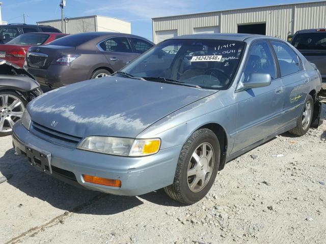 1HGCD566XRA145646 - 1994 HONDA ACCORD EX BLUE photo 2