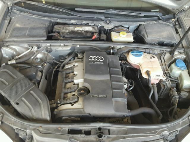 WAUAF68E05A443852 - 2005 AUDI A4 2.0T SILVER photo 7