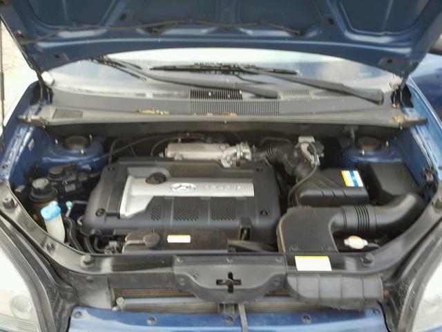 KM8JM12B87U515369 - 2007 HYUNDAI TUCSON GLS BLUE photo 7