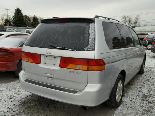 5FNRL18964B038573 - 2004 HONDA ODYSSEY EX GRAY photo 4