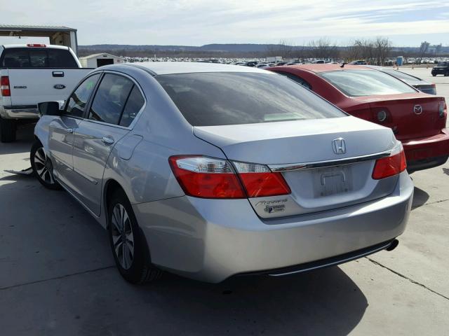 1HGCR2F39EA138512 - 2014 HONDA ACCORD LX SILVER photo 3