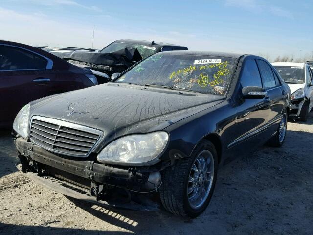 WDBNG70J63A345517 - 2003 MERCEDES-BENZ S 430 CHARCOAL photo 2