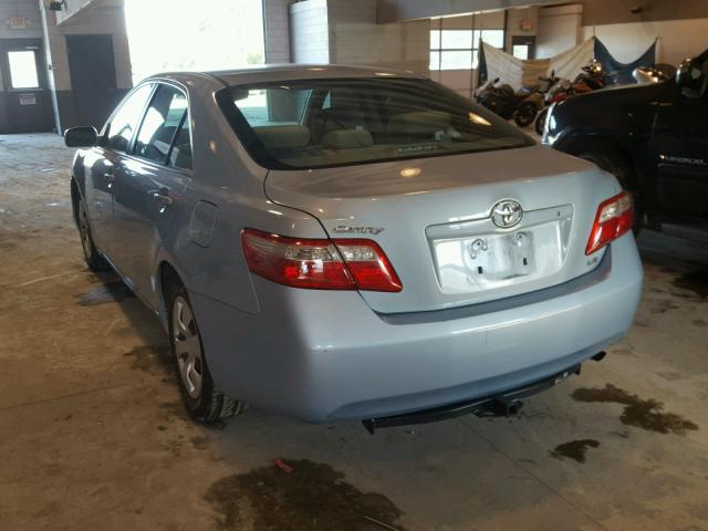 4T1BE46K68U782105 - 2008 TOYOTA CAMRY CE BLUE photo 3