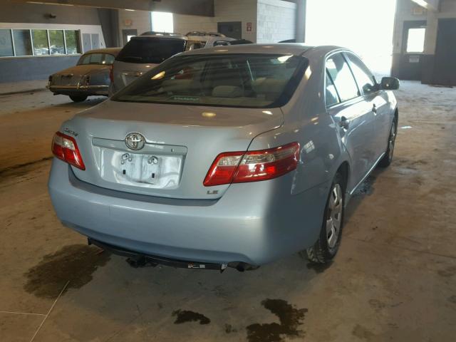 4T1BE46K68U782105 - 2008 TOYOTA CAMRY CE BLUE photo 4