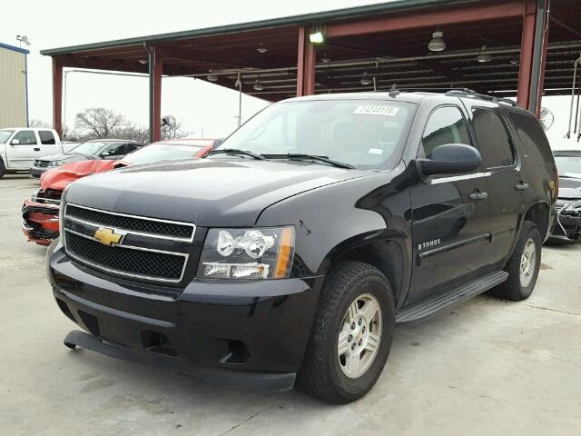 1GNFC13C48R116040 - 2008 CHEVROLET TAHOE C150 BLACK photo 2