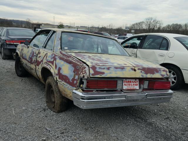 1W27KAD410741 - 1980 CHEVROLET MALIBU YELLOW photo 3