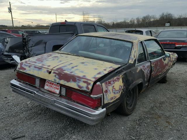 1W27KAD410741 - 1980 CHEVROLET MALIBU YELLOW photo 4