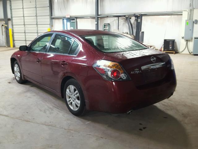 1N4AL2AP9AN432213 - 2010 NISSAN ALTIMA BAS MAROON photo 3