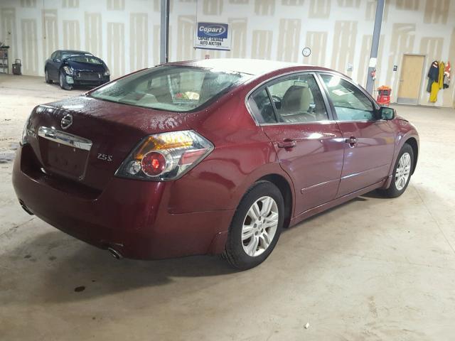 1N4AL2AP9AN432213 - 2010 NISSAN ALTIMA BAS MAROON photo 4