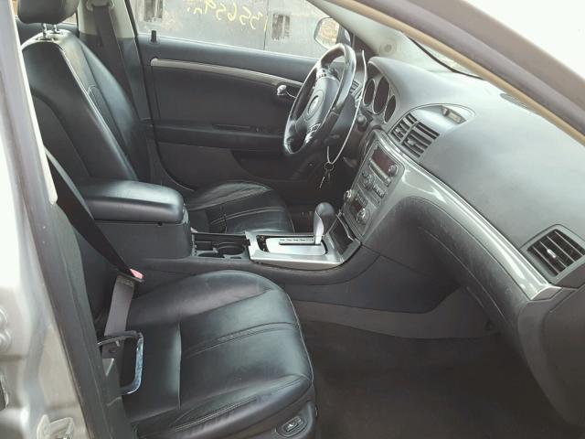 1G8ZV57758F205177 - 2008 SATURN AURA XR SILVER photo 5