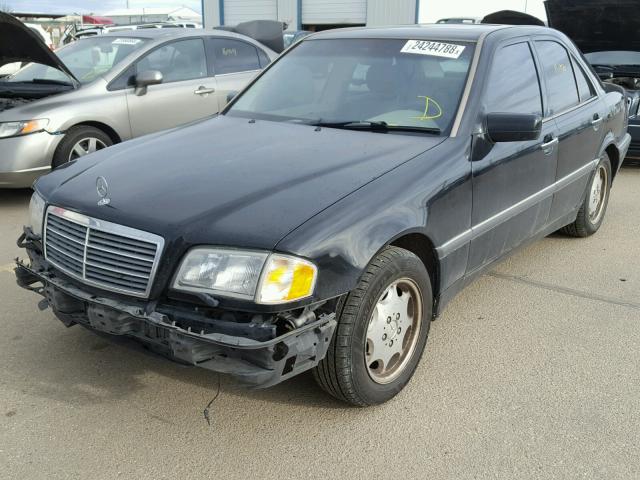 WDBHA29G8WA645735 - 1998 MERCEDES-BENZ C 280 BLACK photo 2