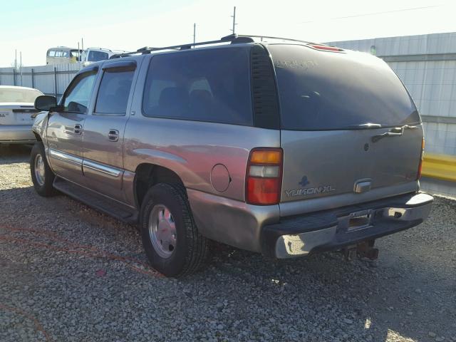 3GKEC16Z22G260797 - 2002 GMC YUKON XL C TAN photo 3