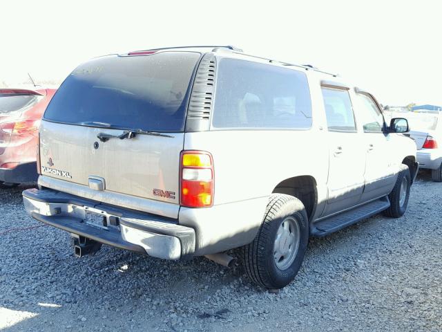 3GKEC16Z22G260797 - 2002 GMC YUKON XL C TAN photo 4