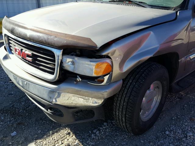 3GKEC16Z22G260797 - 2002 GMC YUKON XL C TAN photo 9