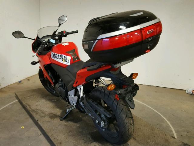 MLHPC4407D5000414 - 2013 HONDA CBR500 RA- RED photo 3