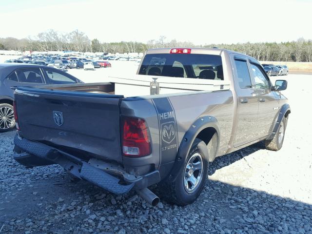 1D3HB18T99S763192 - 2009 DODGE RAM 1500 GOLD photo 4