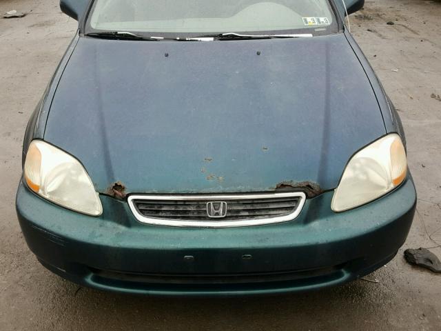 2HGEJ8549WH619599 - 1998 HONDA CIVIC EX 绿色 照片 7