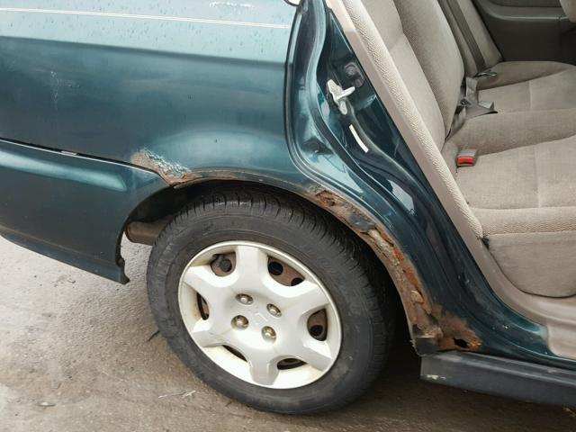 2HGEJ8549WH619599 - 1998 HONDA CIVIC EX 绿色 照片 9