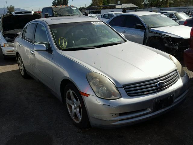 JNKCV51EX3M300498 - 2003 INFINITI G35 SILVER photo 1