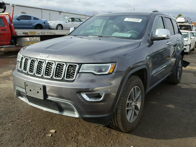 1C4RJFBG0HC812460 - 2017 JEEP GRAND CHER GRAY photo 2