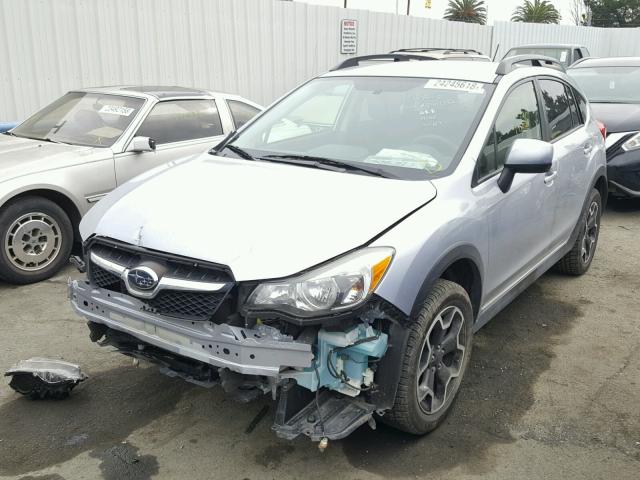 JF2GPAWC4E8306436 - 2014 SUBARU XV CROSSTR SILVER photo 2